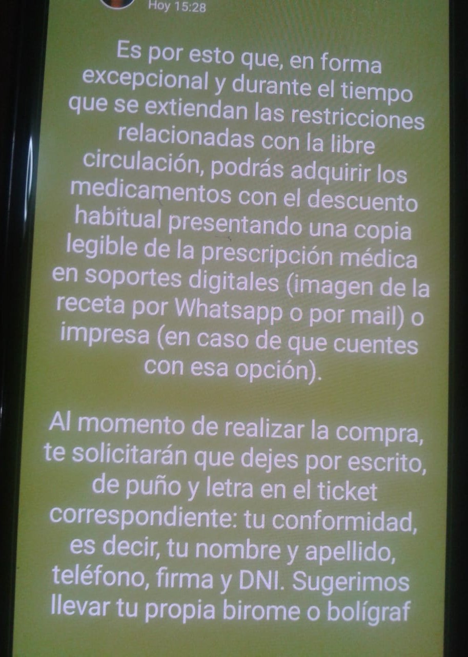 Noticia falta medicamentos